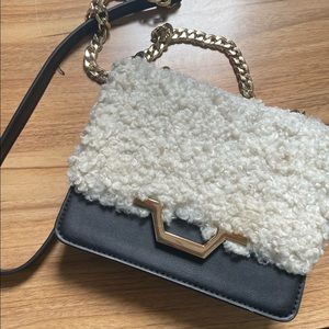 TopShop Sherpa shoulder bag. Worn twice